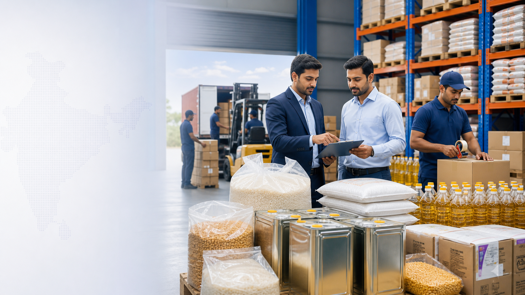 Organized agro commodity warehouse and dispatch operations