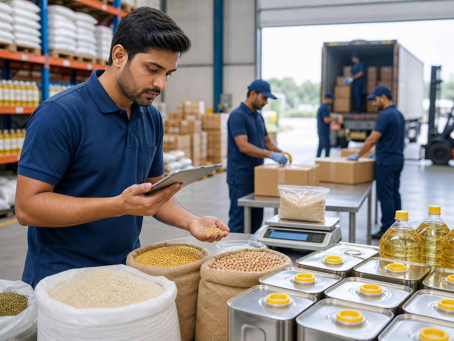 Quality assurance and order fulfillment for food commodities
